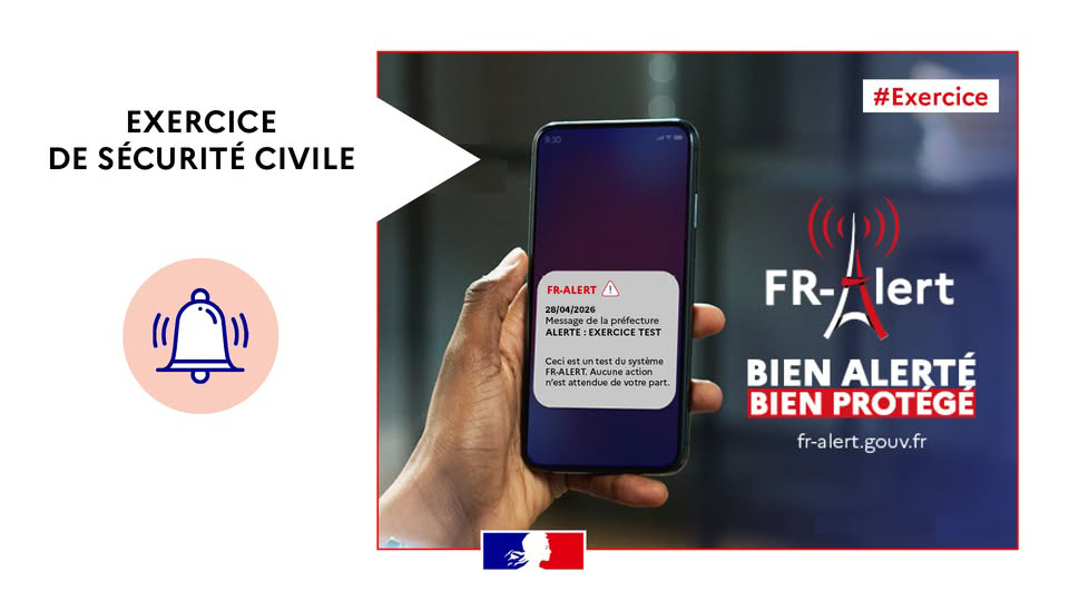 Exercise: FR-Alert Test in Caen Area