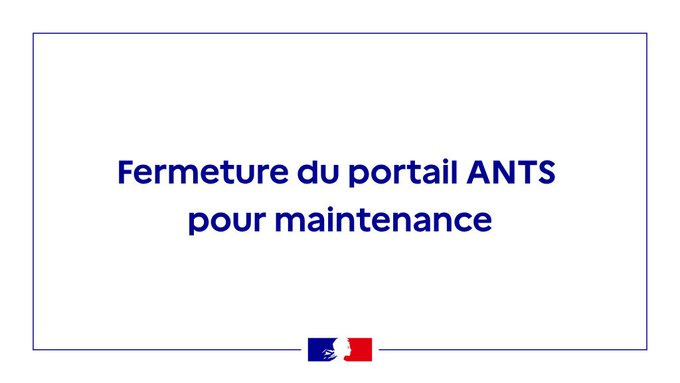 Maintenance de l'ANTS : interruption des démarches en ligne dans la Vendée