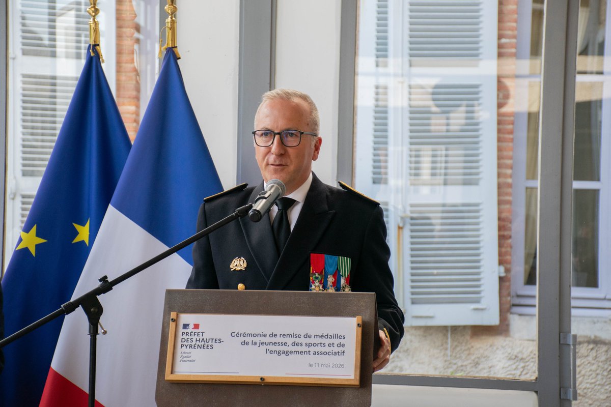 Remise des médailles de la Jeunesse, des Sports et de l'Engagement associatif par la Prefecture 65