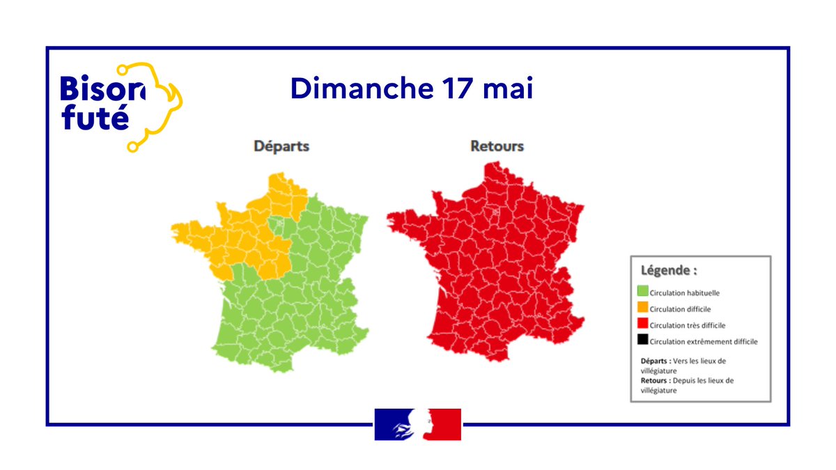 Week-end prolongé : circulation difficile (Préfecture 76)