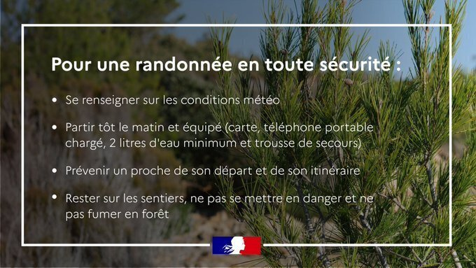Préparation sécuritaire pour randonner dans le Var