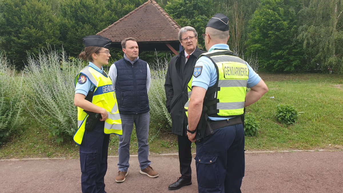 Opération de contrôle routier à Bonnière-sur-Seine
