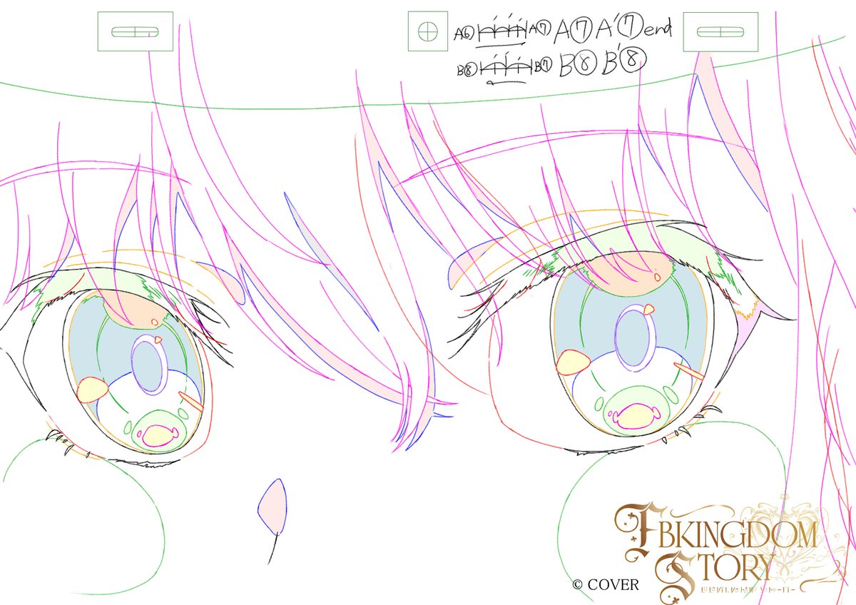 ✧✧✧FBKINGDOM STORY✧✧✧

＼活動８周年記念アニメーション企画進行中／
FBKINGDOMの世界をもっと身近に🌽

👑お気に入り原画をご紹介
目の中やまつ毛等…細部までこだわっていただいてます！
髪の線も細やかで美しいです✨️

フル投稿をお楽しみに！(^・ω・^§)ﾉ

#FBKINGDOMSTORY
