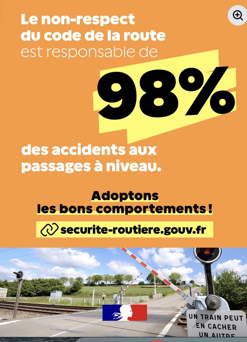 Sécurité aux passages à niveau en France