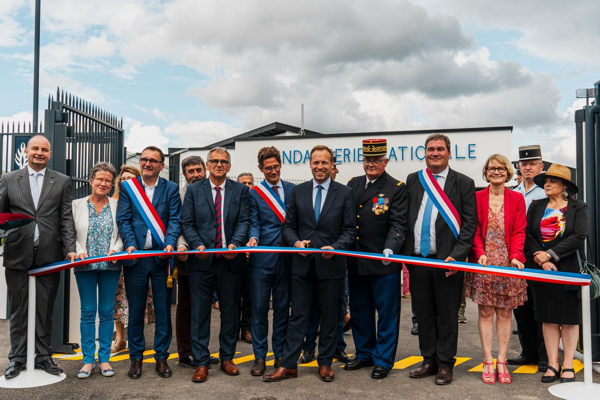 Inauguration nouvelle caserne gendarmerie Tourouvre au Perche