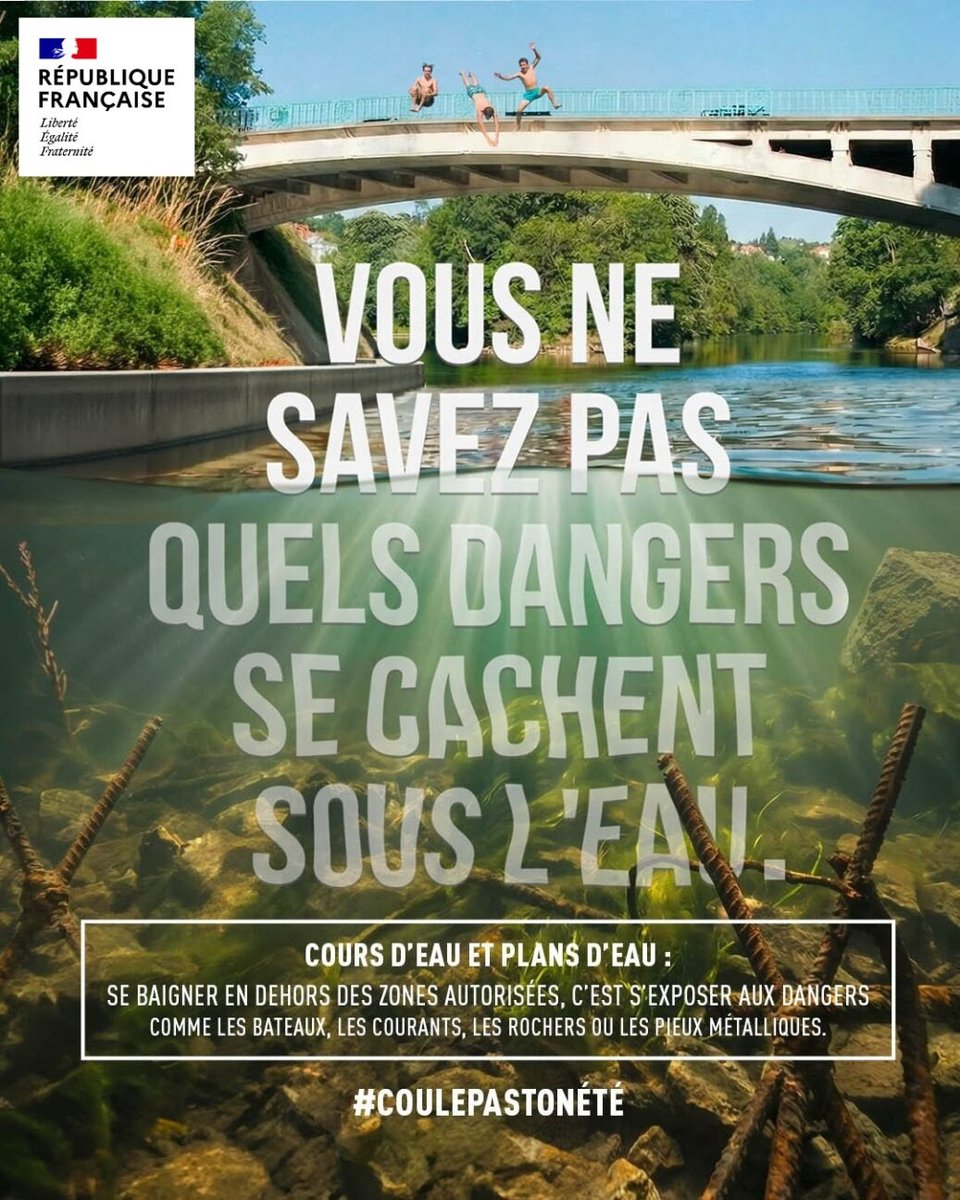 Prévention contre la noyade en période de fortes chaleurs