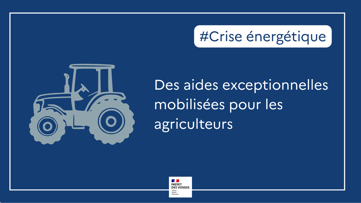 Aides exceptionnelles pour les exploitants agricoles dans les Vosges