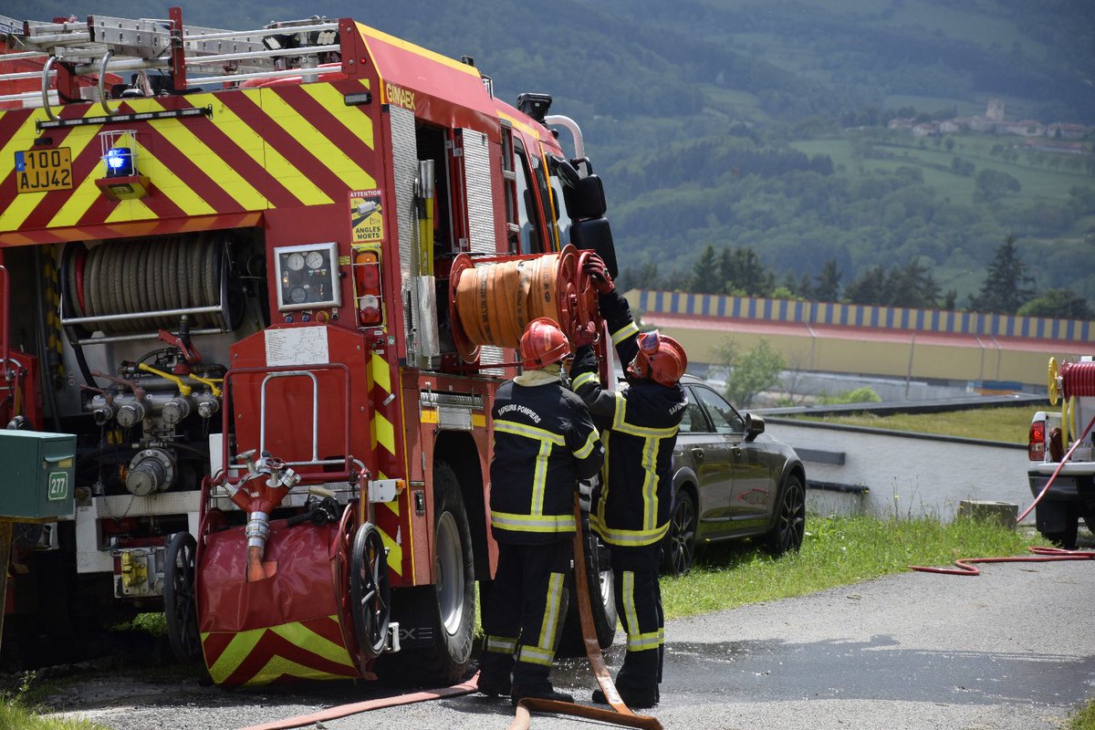 Exercice de lutte contre les feux de forêt Pilat et Rochetaillée