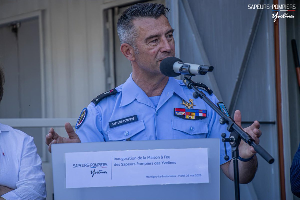 Inauguration Maison à feu SDIS 78 Montigny-le-Bretonneux