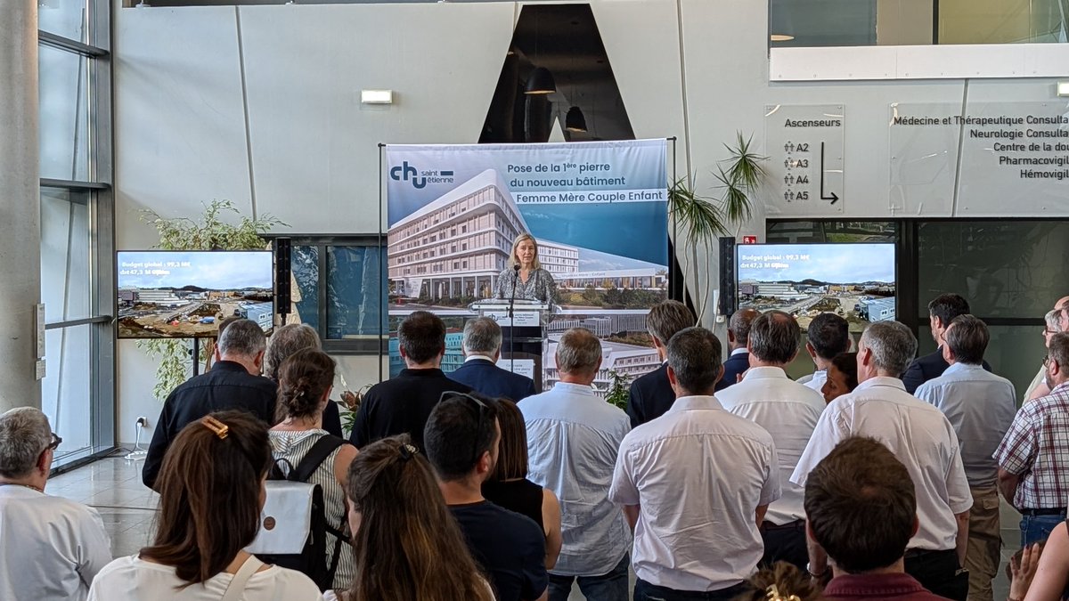 Lancement du projet de construction du futur bâtiment dédié à la Femme, à la Mère, au Couple et à l’Enfant au CHU de Saint-Étienne