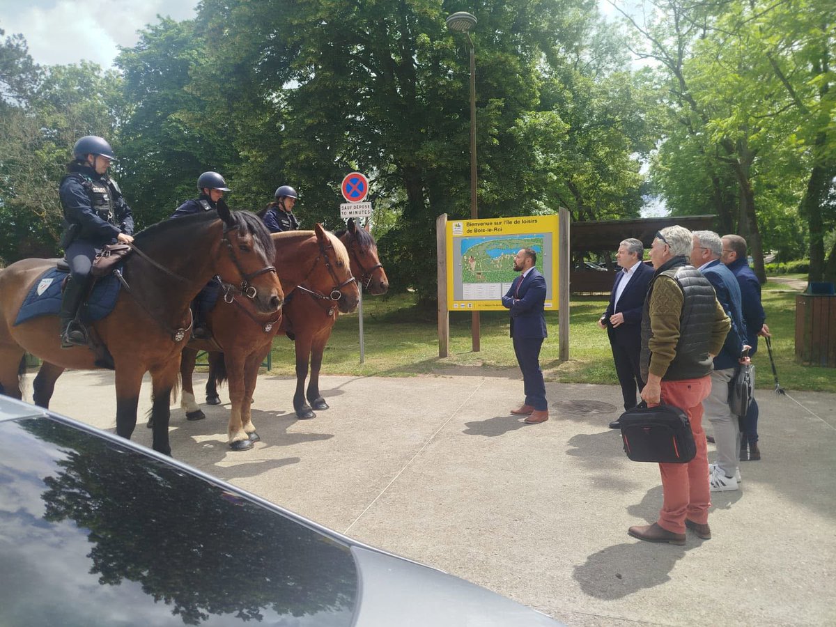Visite de sécurité des bases de loisirs de Seine-et-Marne