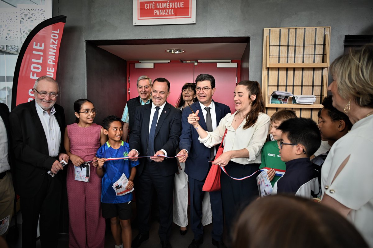 Inauguration de la cité numérique Micro-Folie à Panazol