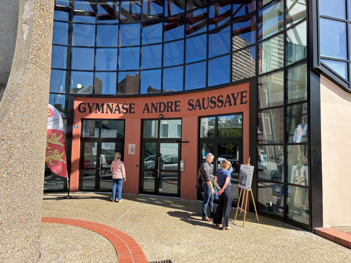 Inauguration rénovation énergétique gymnase André Saussay Le Havre