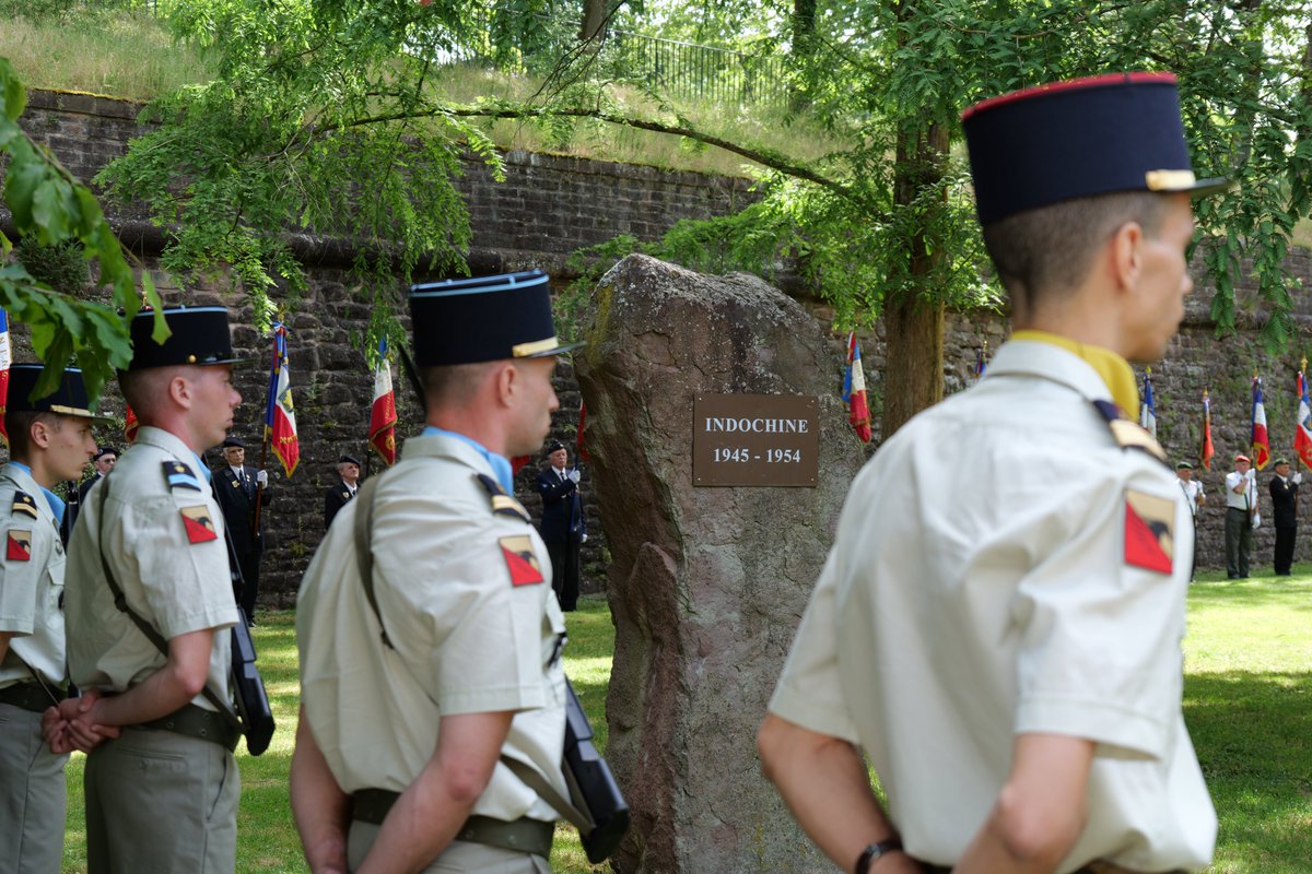 Cérémonie d'hommage aux Morts pour la France en Indochine Strasbourg