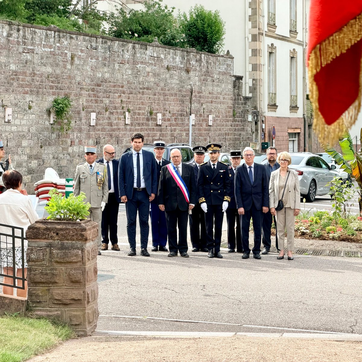 Cérémonie d'hommage national aux morts pour la France en Indochine Épinal