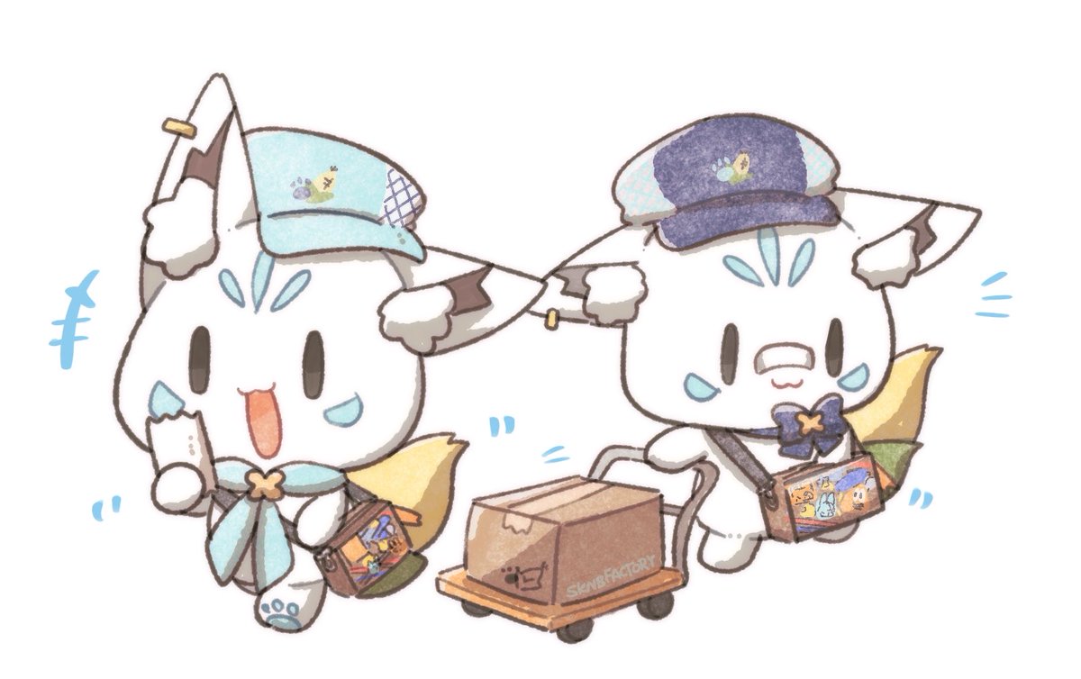 RT by @shirakamifubuki: SKNB FACTORYの配達鞄めちゃかわなので届くの楽しみだ……☺️🌽
