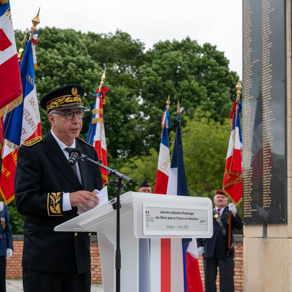 Journée nationale d'hommage aux morts pour la France en Indochine Châteaubriant-Ancenis