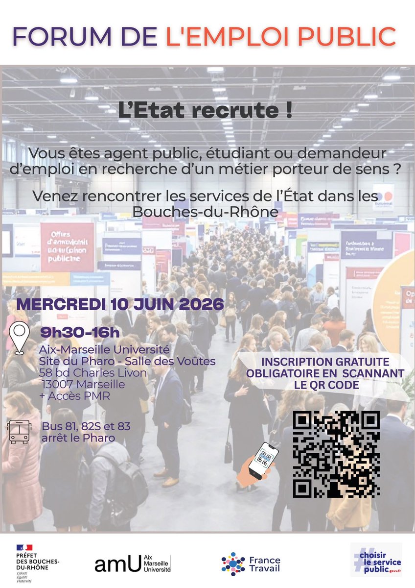 Forum des Métiers de l’État en PACA à Marseille