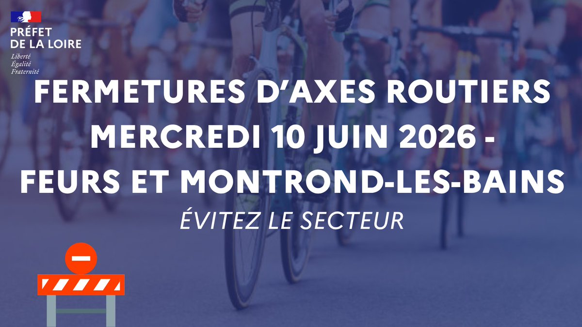 Modifications de circulation pour le Tour Averhalpes Loire