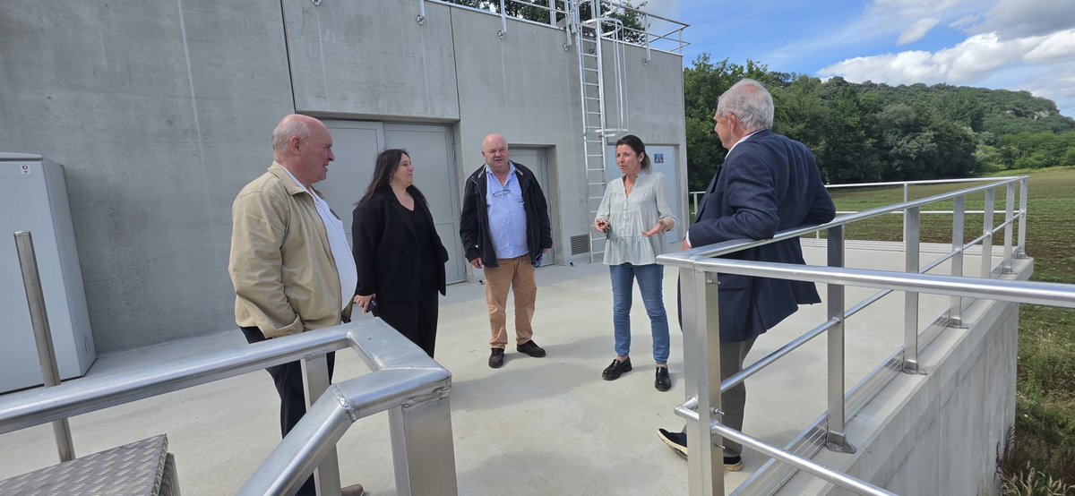 Visite des installations du Syndicat Mixte des Eaux du Causse de Martel et de la Vallée de la Dordogne