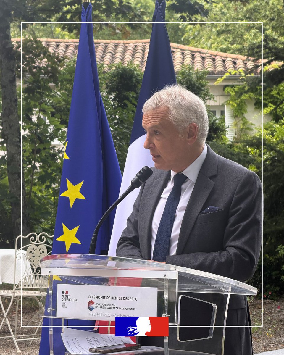 Cérémonie de remise des prix du Concours national de la Résistance et de la Déportation en Ardèche