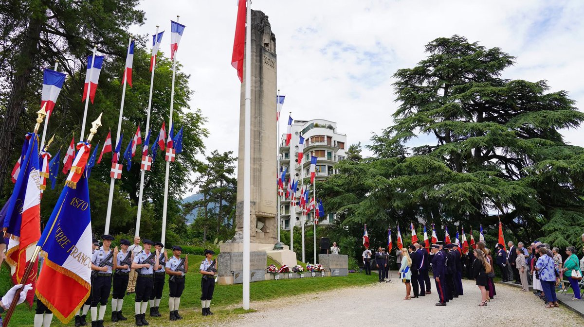 Cérémonie d'hommage aux morts pour la France en Indochine Chambéry