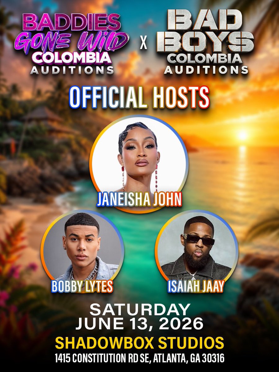 R to @The_ZeusNetwork: Hosts: -@JaneishaJohn -@BobbyLytes -@Isaiah_Jaay Link in bio to stay tuned for #BadBoysColombia & #BaddiesGoneWildColombia COMING SOON only on @The_ZeusNetwork!⚡️