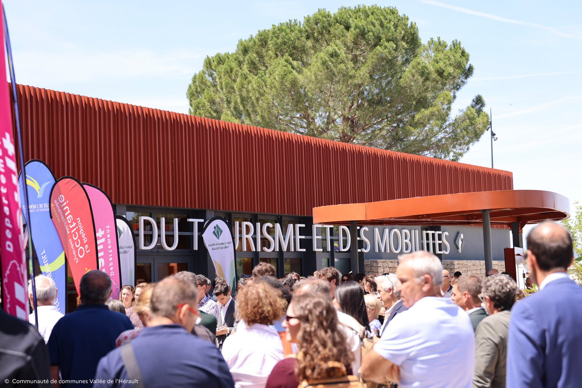 Inauguration de la première Maison du tourisme et des mobilités d'Occitanie en vallée de l'Hérault