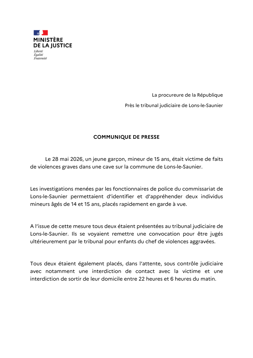 Agression violente quartier des Mouillères Lons-le-Saunier