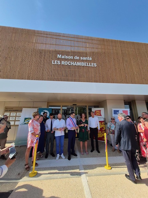 Inauguration de la Maison de Santé Pluri-professionnelle Les Rochambolles à Gainneville