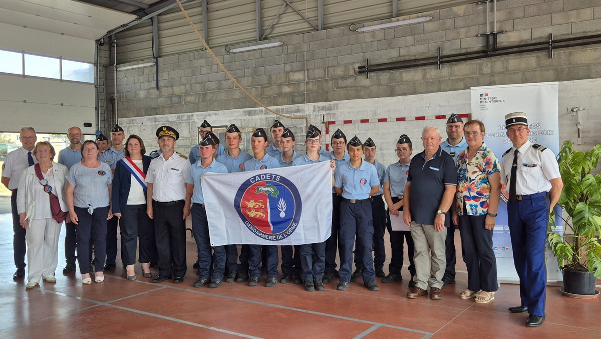 Cérémonie de clôture des cadets de la Gendarmerie Argentan