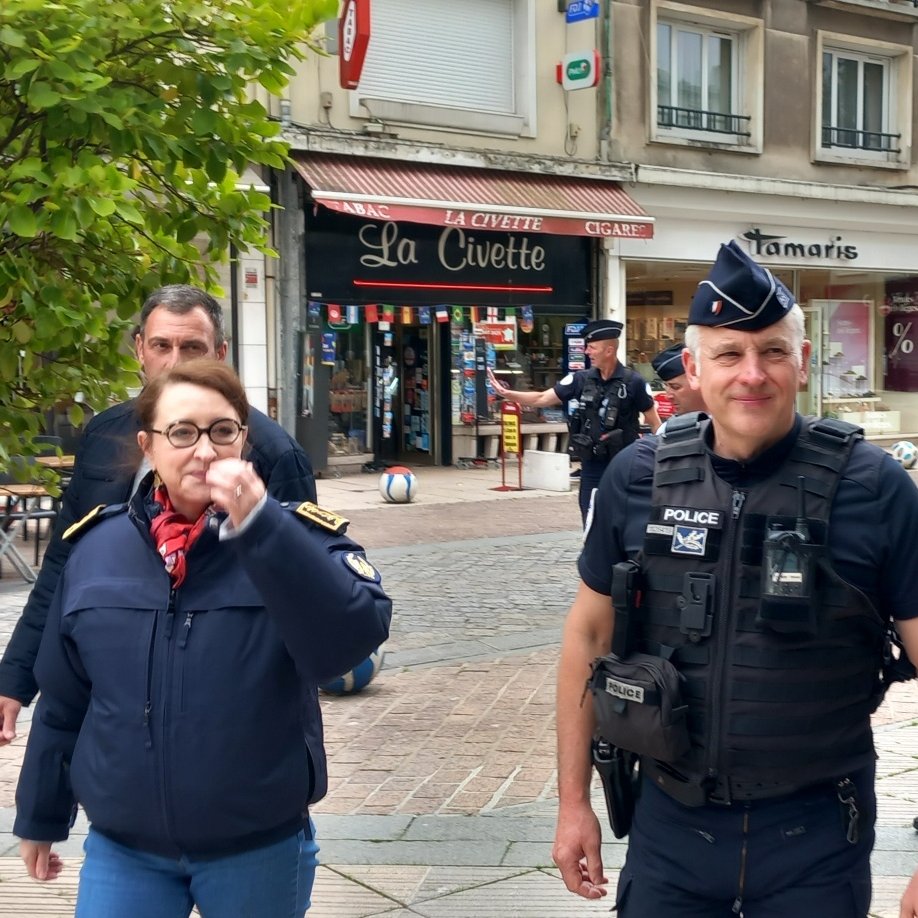 Patrouille mixte de sécurité à Boulogne-sur-Mer