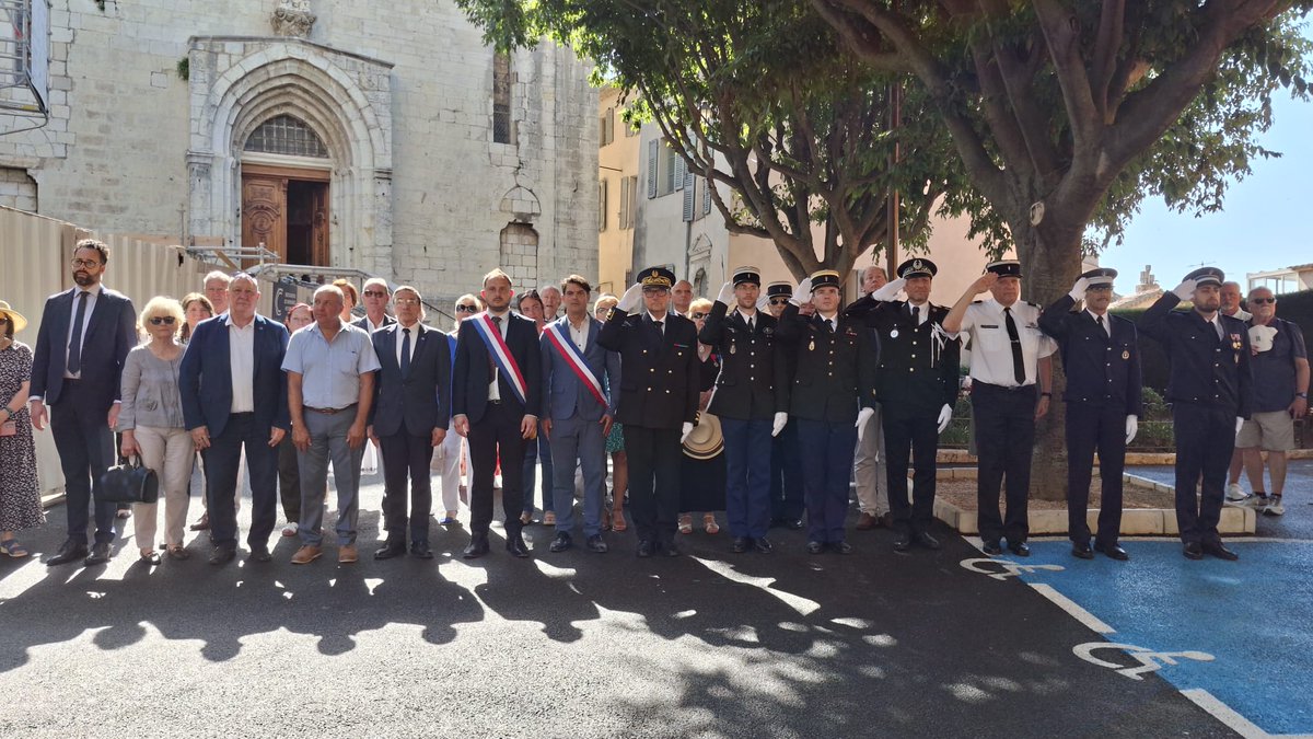 Cérémonie d'hommage aux morts pour la France en Indochine Grasse