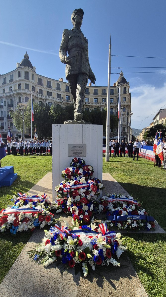 Commémorations de l'appel du 18 juin 1940 à Nice et Grasse