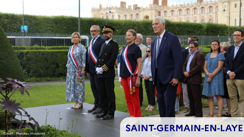Commémoration 86e anniversaire Appel 18 juin 1940 général de Gaulle Yvelines
