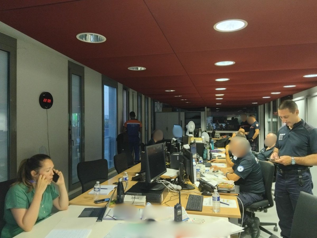Centre opérationnel départemental pour la fête de la musique à Nantes