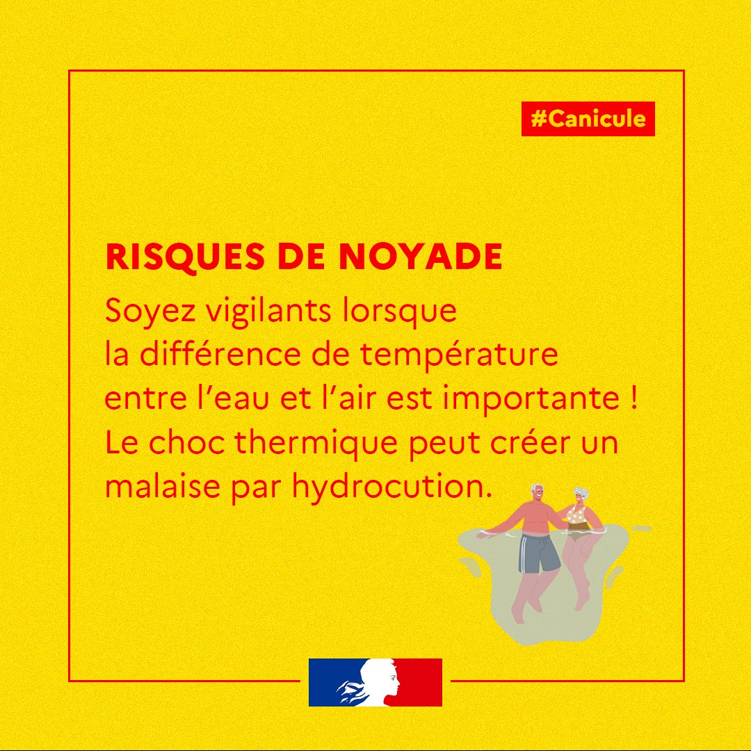 Conseils de sécurité canicule Préfecture 21