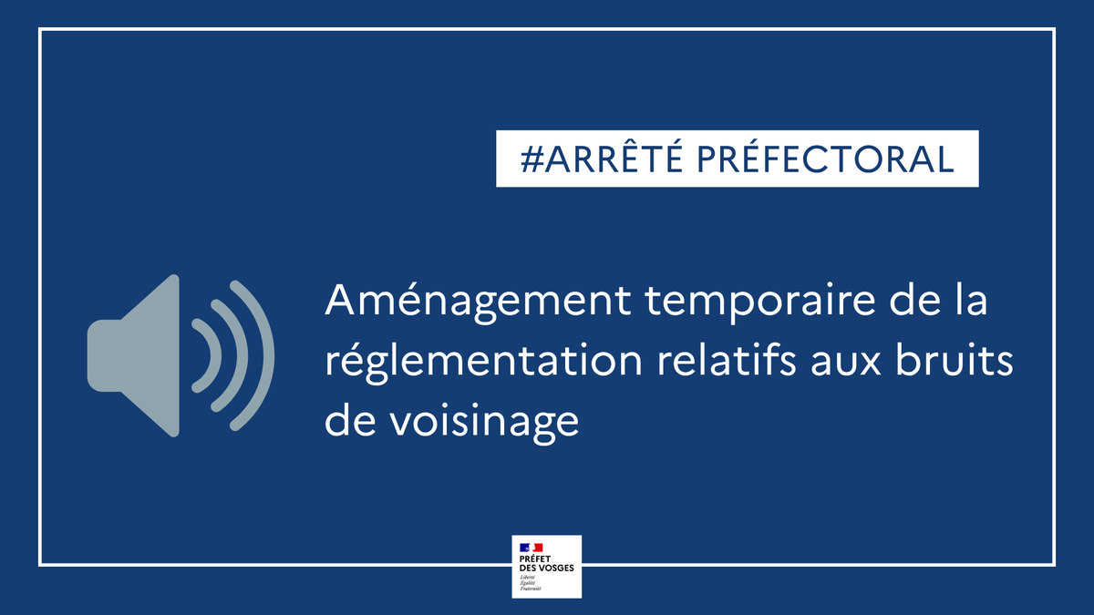 Adaptation des règles de bruit de voisinage pendant la canicule dans les Vosges