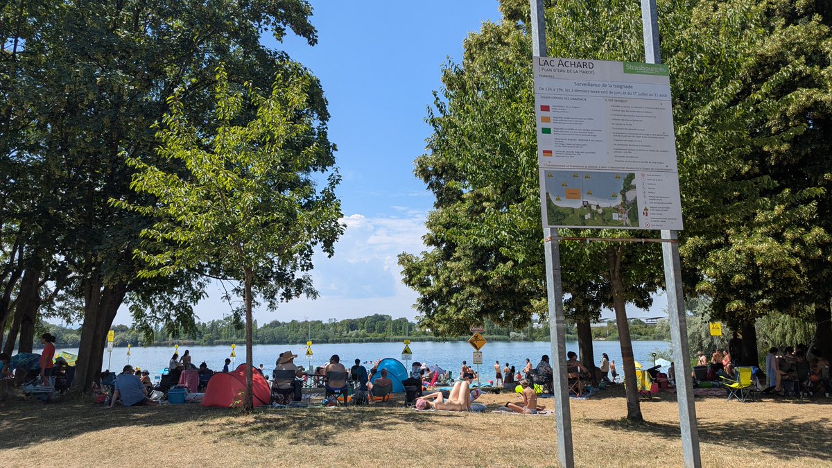 Opération de contrôle de sécurité au lac Achard, Illkirch-Graffenstaden