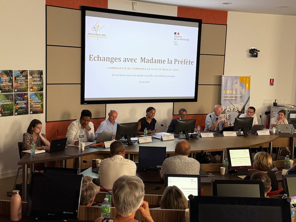 Rencontre intercommunalité Pays de Meslay-Grez