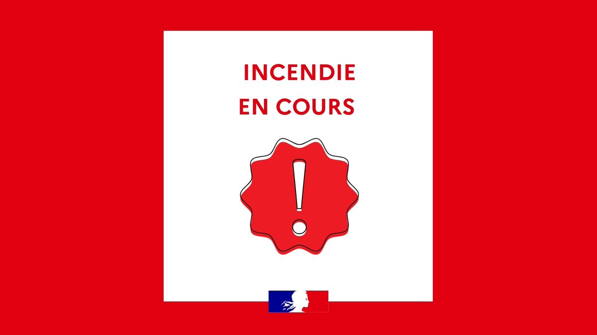 Incendie en cours à Thiverval-Grignon