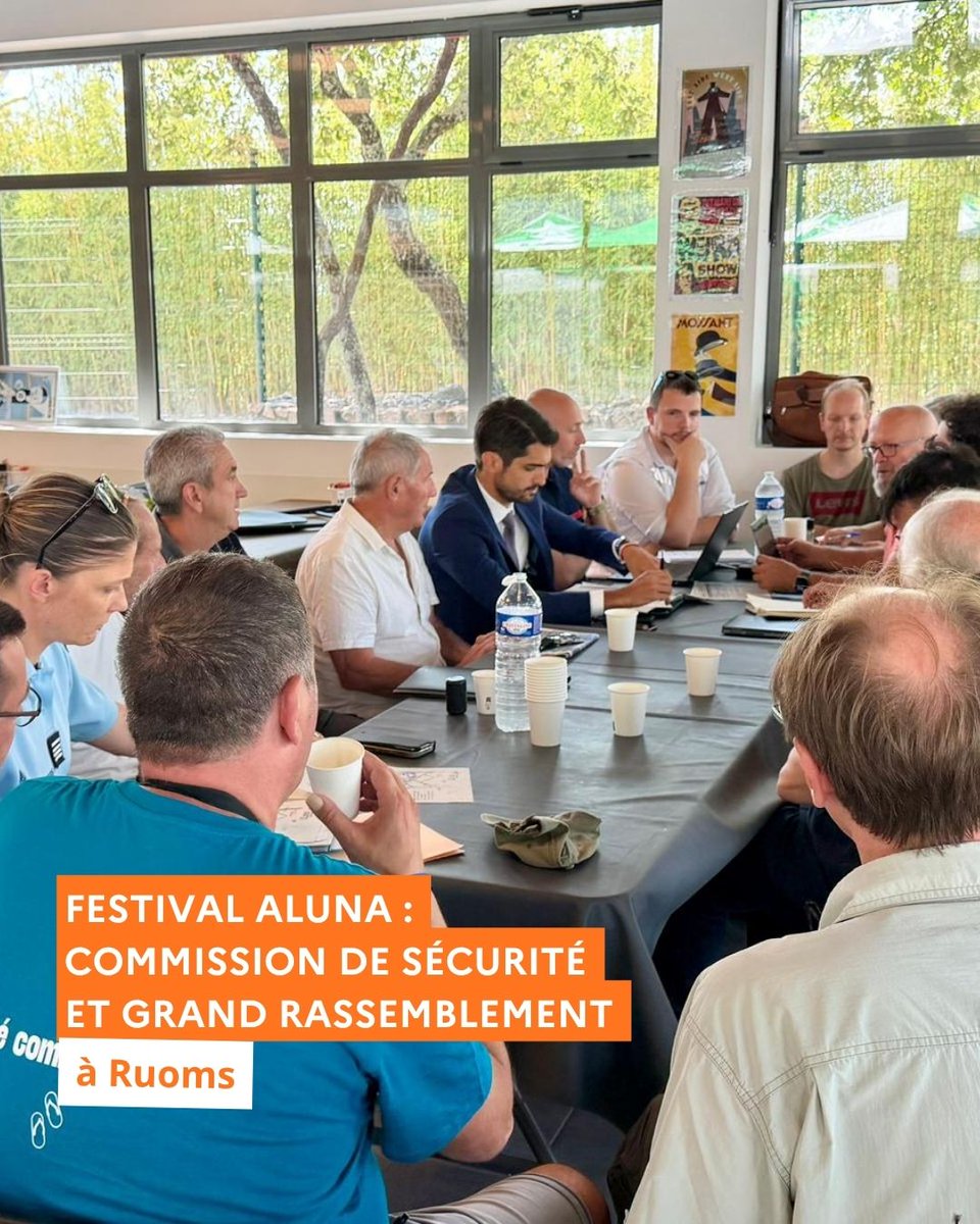 Préparation sécurité Aluna Festival Ardèche