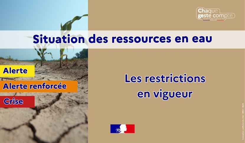 Sécheresse et restrictions d'eau dans le Cher
