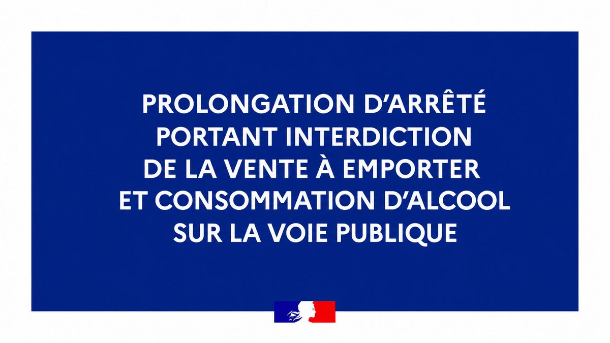 Prolongation de l'interdiction de vente et consommation d'alcool en période de canicule Calvados