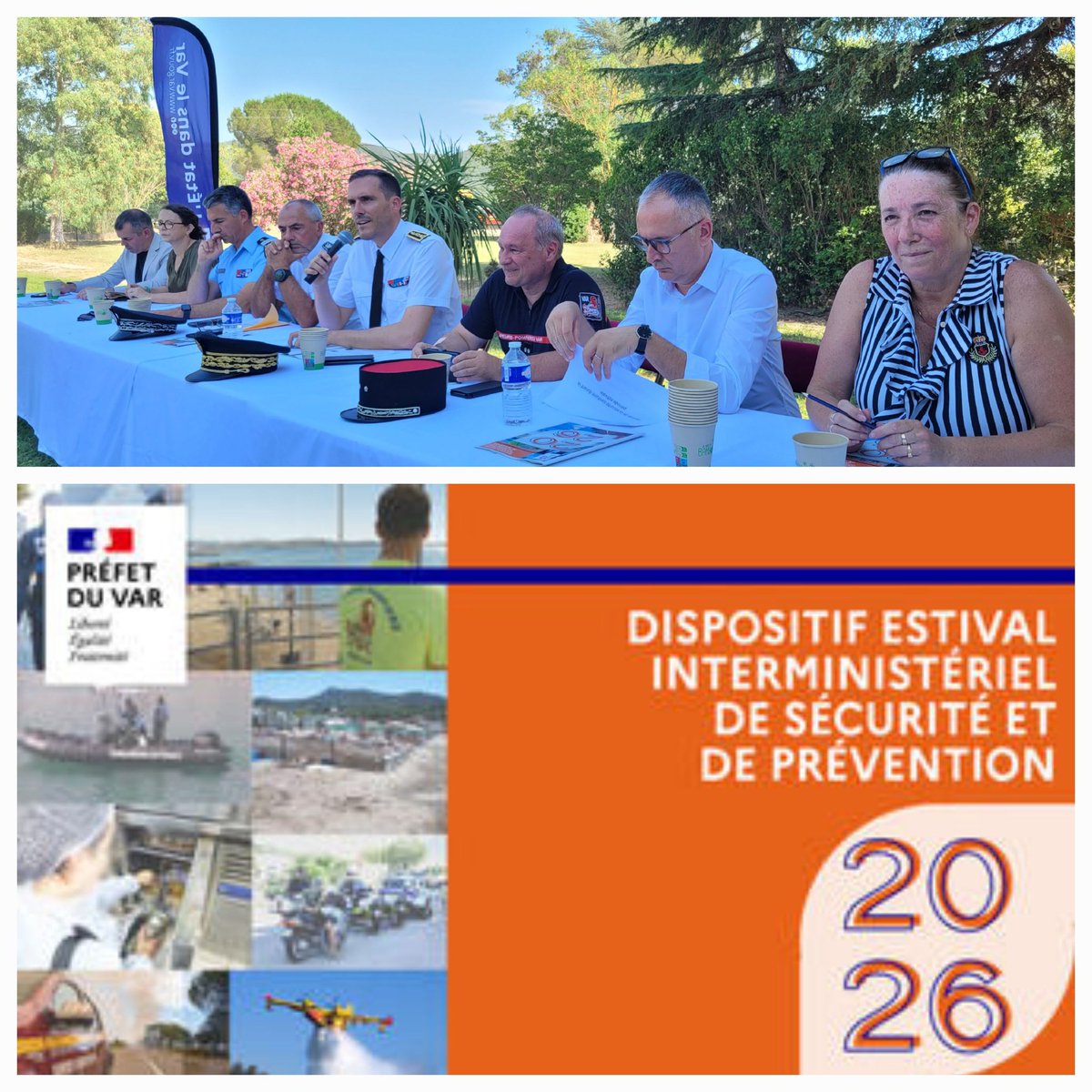 Dispositif de sécurité et de prévention estival Var