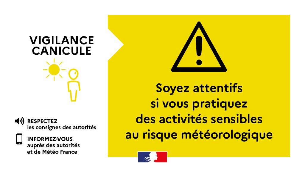 Vigilance Jaune Canicule dans le Vaucluse