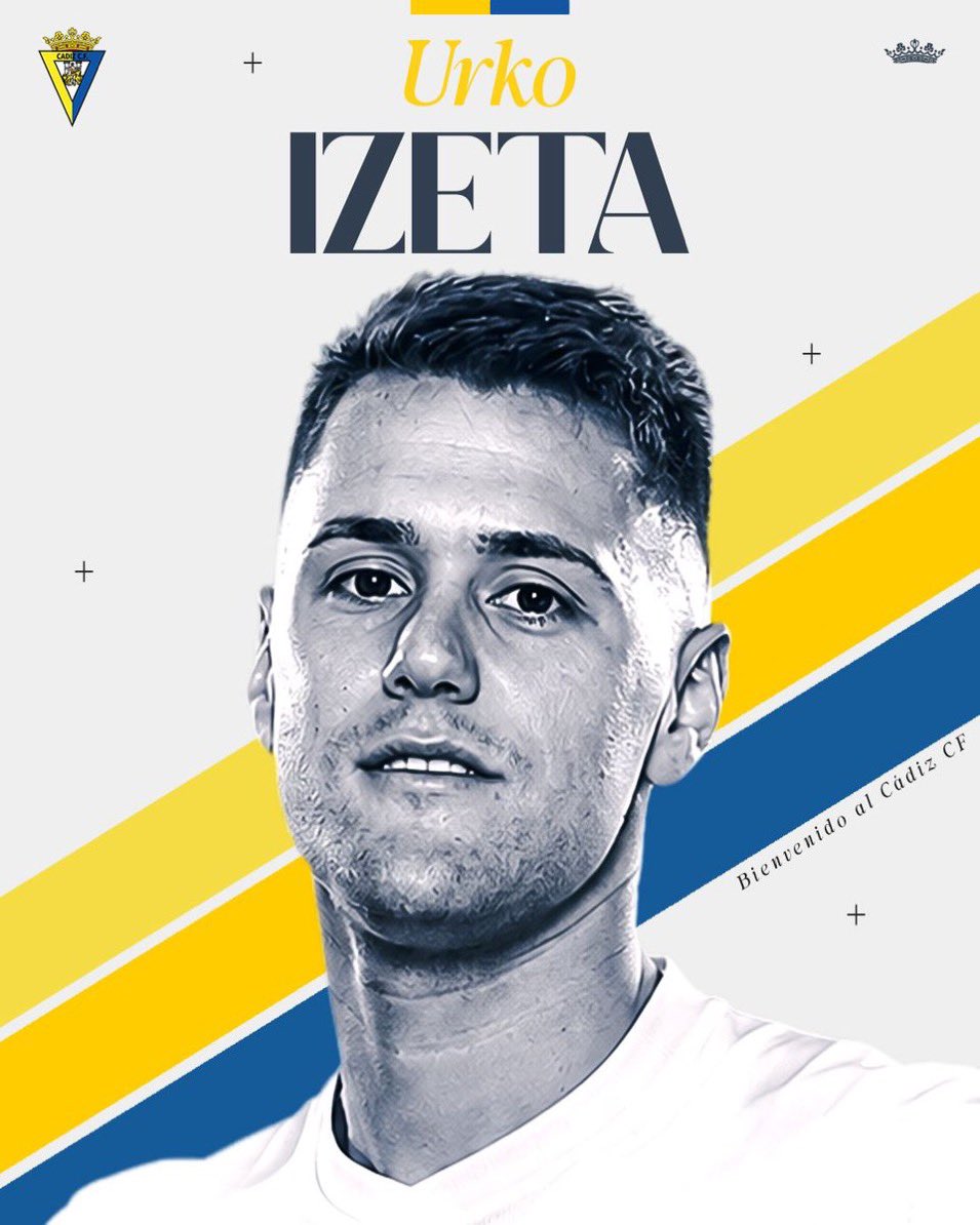 𝐎𝐅𝐈𝐂𝐈𝐀𝐋 Urko Izeta es nuevo jugador del Cádiz CF. Tras semanas de rumores, el delantero…