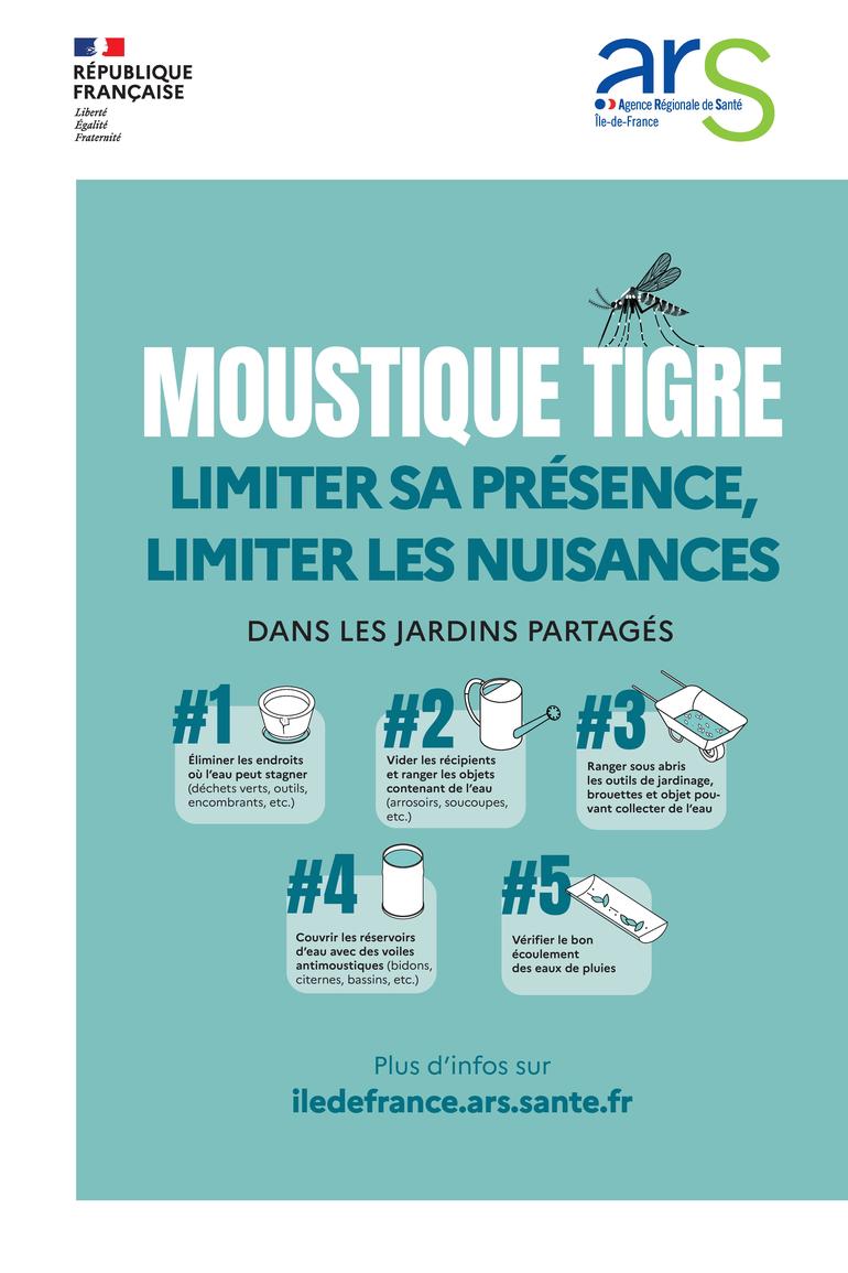 Présence du moustique tigre en Île-de-France