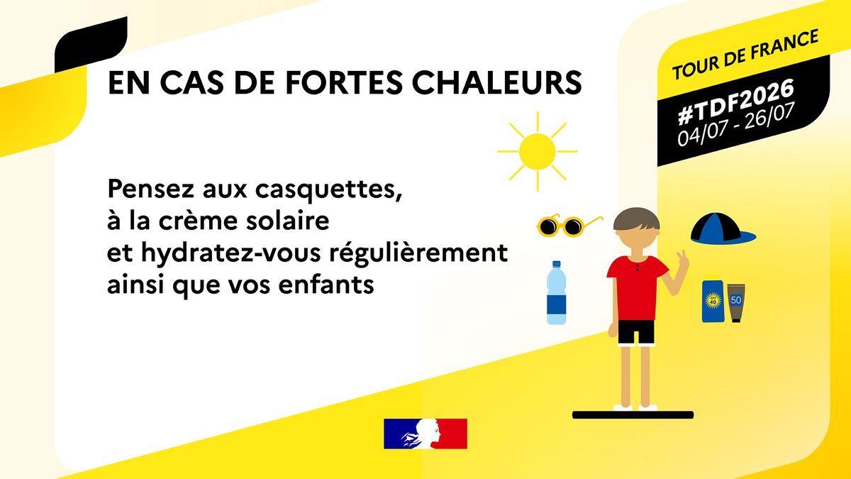 Conseils de sécurité pour le Tour de France 2026