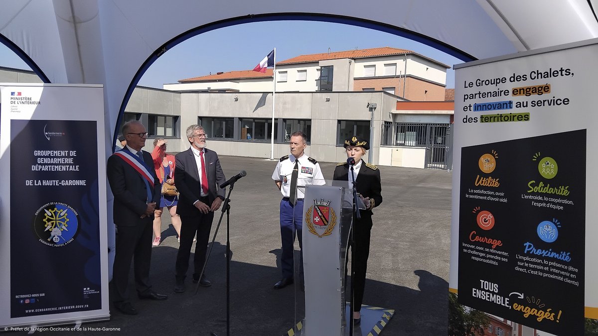 Inauguration de la caserne de Gendarmerie de L'Union